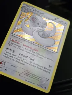 Pokemon TCG - CINCCINO - 105/113 - HOLO - RARE - LEGENDARY TREASURES (2013) - LP - Image 2