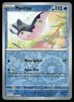 2024 Scarlet & Violet Series - Surging Sparks Mantine Common #40 - Image 1