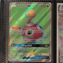 Pokemon Shuckle GX Ultra Rare Full Art Holo SM-Lost Thunder 195/214 170 HP - Image 1