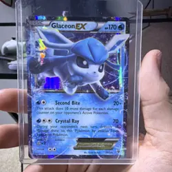 Pokemon Glaceon EX Ultra Rare Holo 170 HP Fates Collide 20/124 Basic English - Image 1