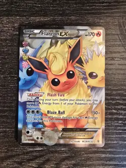 Flareon EX (Full Art) RC28-32 Generations: Radiant Collection Holo MP - Image 1