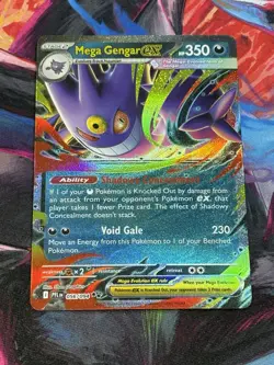 Pokemon Phantasmal Flames #56/94 Mega Gengar ex Double Rare Holo - Image 1