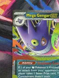 Pokemon Phantasmal Flames #56/94 Mega Gengar ex Double Rare Holo - Image 2
