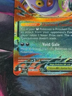 Pokemon Phantasmal Flames #56/94 Mega Gengar ex Double Rare Holo - Image 4