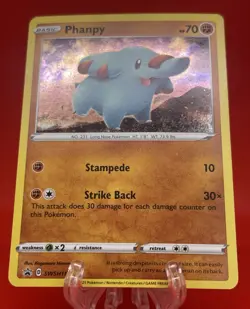 Pokemon TCG Phanpy Black Star Holo Promo SWSH117 Chilling Reign 2021 LP - Image 4