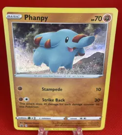 Pokemon TCG Phanpy Black Star Holo Promo SWSH117 Chilling Reign 2021 LP - Image 5