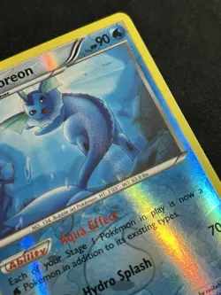Vaporeon 2015 Pokemon XY Ancient Origins #22/98 Reverse Holo - Image 2