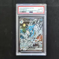 2024 Kingdra ex SVP #131 SFA Special Illustration Collection Pokemon TCG PSA 10 - Image 1