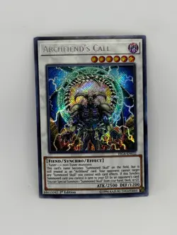 Yugioh Card Archfiend's Call FIGA-EN032 SECRET RARE 1st Ed. - NM - Image 1