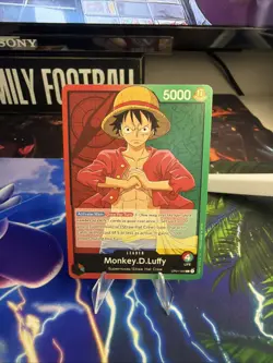 One Piece Card Game Romance Dawn OP01-003 Monkey D Luffy Leader - Image 1