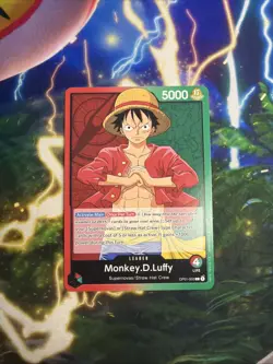 One Piece Card Game Romance Dawn OP01-003 Monkey D Luffy Leader - Image 3