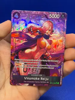 One Piece Legacy of the Master Vinsmoke Reiju OP12-063 Alternate Art SR NM - Image 2