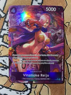 One Piece Card Game Vinsmoke Reiju Alt Art OP12-063 Super Rare Holo - Image 1