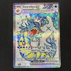 Pokemon Gyarados EX TCG Scarlet & Violet Base SV1 Card 225/198 Full Art - Image 1