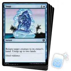 SNAP X4 Wilds Of Eldraine: Commander Magic MTG MINT CARD - Image 1