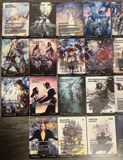 Magic The Gathering Lot Of 34 Final Fantasy Through The Ages Cards - Image 2