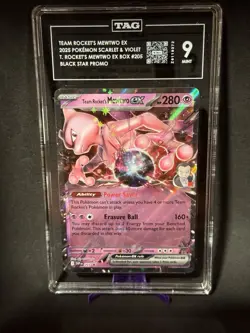 Team Rocket's Mewtwo ex 205 Sv: Scarlet & Violet Promo Cards Holo - TAG 9 - Image 1