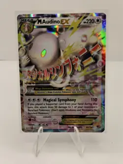 Pokemon Card - M Audino EX XY Fates Collide 85/124 Ultra Rare NM - Image 1
