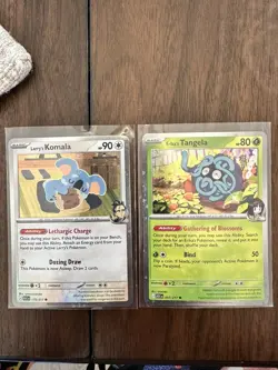 Larry’s Komala And Erika’s Tangela Ascended Heroes Promo Cards Cosmos Holo - Image 1