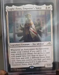 Light-Paws, Emperor's Voice Kamigawa: Neon Dynasty MTG Regular Near Mint - Image 3