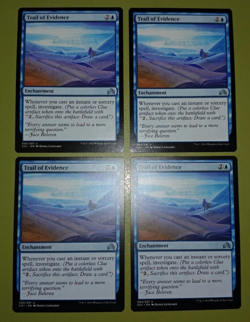 Trail of Evidence x4 Shadows over Innistrad 4x Playset Magic the Gathering - Image 1