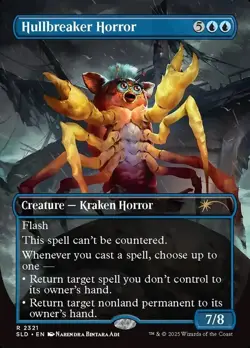 Hullbreaker Horror #2321 (NM) (Rainbow Foil) Secret Lair Furby SLD MTG Magic - Image 1