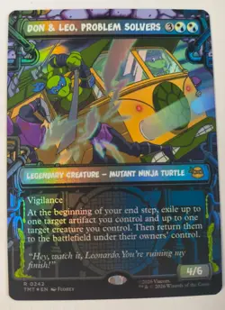 MTG Don & Leo, Problem Solvers (Foil Showcase), TMNT - Image 1