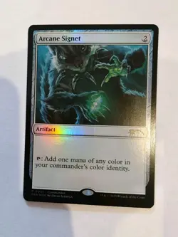 FOIL Arcane Signet (Squirrel Artwork) MTG Commander Commandfest Promo NM English - Image 1