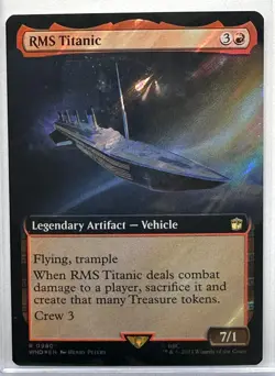 RMS Titanic (Extended Art) (Surge Foil) Doctor Who Magic the Gathering MTG (980) - Image 1