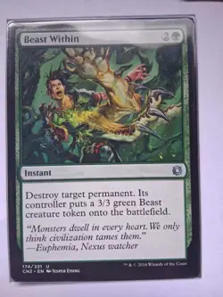 1x Beast Within NM Eng MTG - Commander : Lost Caverns of Ixalan - Image 1