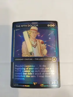 The Fifth Doctor (Showcase) Universes Beyond: Doctor Who Foil - Image 1