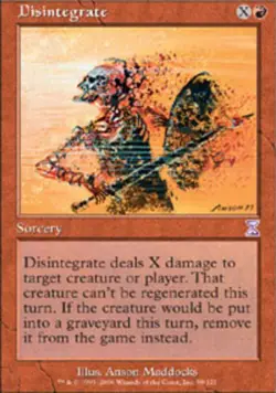 Disintegrate - Timeshifted #58/121 MTG Magic The Gathering - Image 1