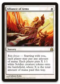 Alliance of Arms #4 (LP) Commander CMD Magic MTG - Image 1