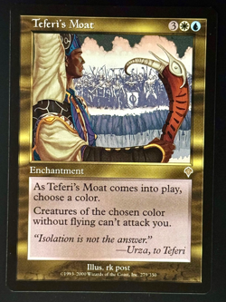 MTG - Teferi's Moat - NM - Invasion #279 - RARE - EN - REG - Image 1