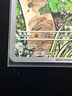 Pokemon Me02: Phantasmal Flames IR Holo 106/094 Basic Meowth 70 HP - Image 2