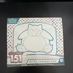Pokemon Scarlet & Violet 151 Elite Trainer Box Booster Promo Snorlax - Image 1