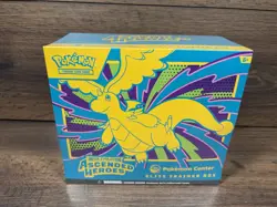 Pokemon TCG Ascended Heroes Pokemon Center ETB Elite Trainer Box (Small Tear) - Image 1