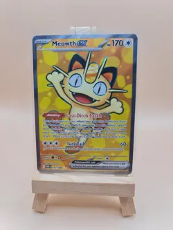 Meowth EX 107/088 Full Art Ultra Rare Perfect Order Pack Fresh Pokemon TCG - Image 1