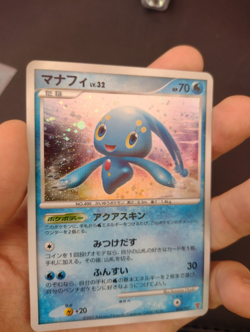 Pokemon Manaphy 004/PPP Promo Holo Earn 3000 EXP Points 2007 Japanese Excellent - Image 3