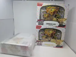 Pokemon TCG Scarlet & Violet 151 Zapdos ex Collection Box - Lot Of 4- New Sealed - Image 1