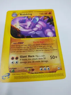 MINT Pokemon TCG Nidoking Aquapolis 24/147 Regular Rare - Image 1
