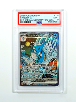 Pokemon PSA 9 Kingdra Ex #131 Special Illustration Collection 2024 Italiano - Image 1