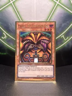 Yugioh Exodia the Forbidden One Gold Rare 1st Edition MGED-EN005 LP - Image 1