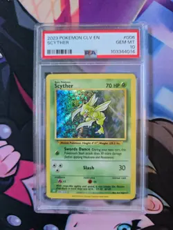 Pokemon Scyther Holo CLV 006/034 Trading Card Game Classic PSA 10 *LOW POP* - Image 1