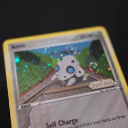 Aron 48/92 Legend Maker Reverse Holo Common Pokemon Card Stamped LP - Image 2