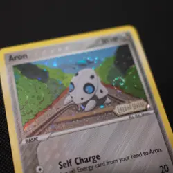 Aron 48/92 Legend Maker Reverse Holo Common Pokemon Card Stamped LP - Image 5