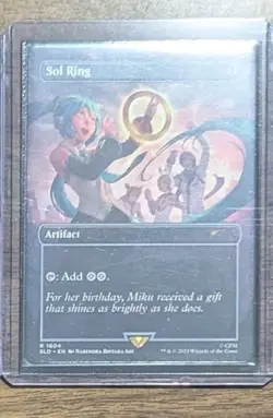 MTG Sol Ring (1604) Non-Foil Hatsune Miku Secret Lair Drop NM - Image 2