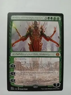 MTG Nissa, Ascended Animist (Phyrexian) 327 Regular Phyrexia: All Will Be Mythic - Image 1