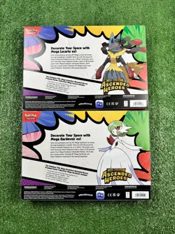 Pokemon TCG Ascended Heroes Poster Collection Gardevoir & Lucario New ✅ Fast 🚚 - Image 2