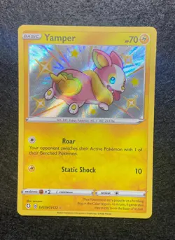 Yamper SV039/SV122 Rare Shiny Shining Fates Shiny Vault Pokemon Near Mint - Image 1
